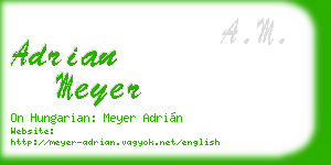 adrian meyer business card